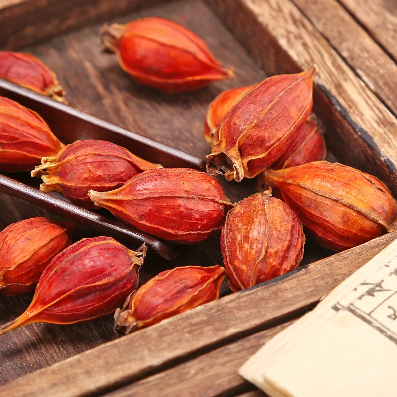 Большая красная сухая гардения снимает расстроение очищает печень улучшает