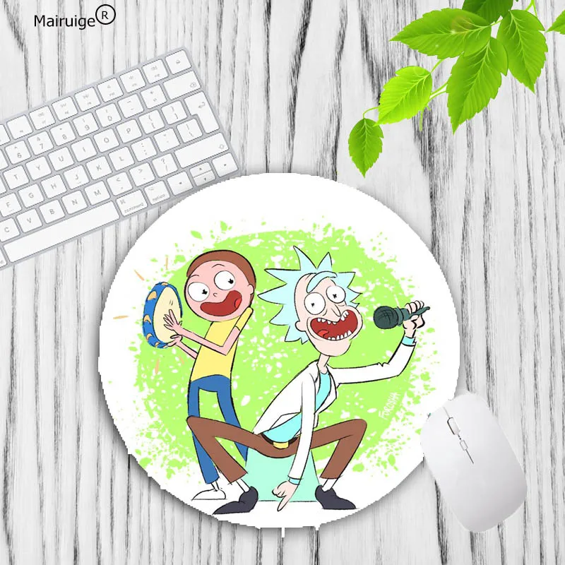 Большой рекламный Нескользящий Резиновый PC смешной Morty Anime коврик для мыши