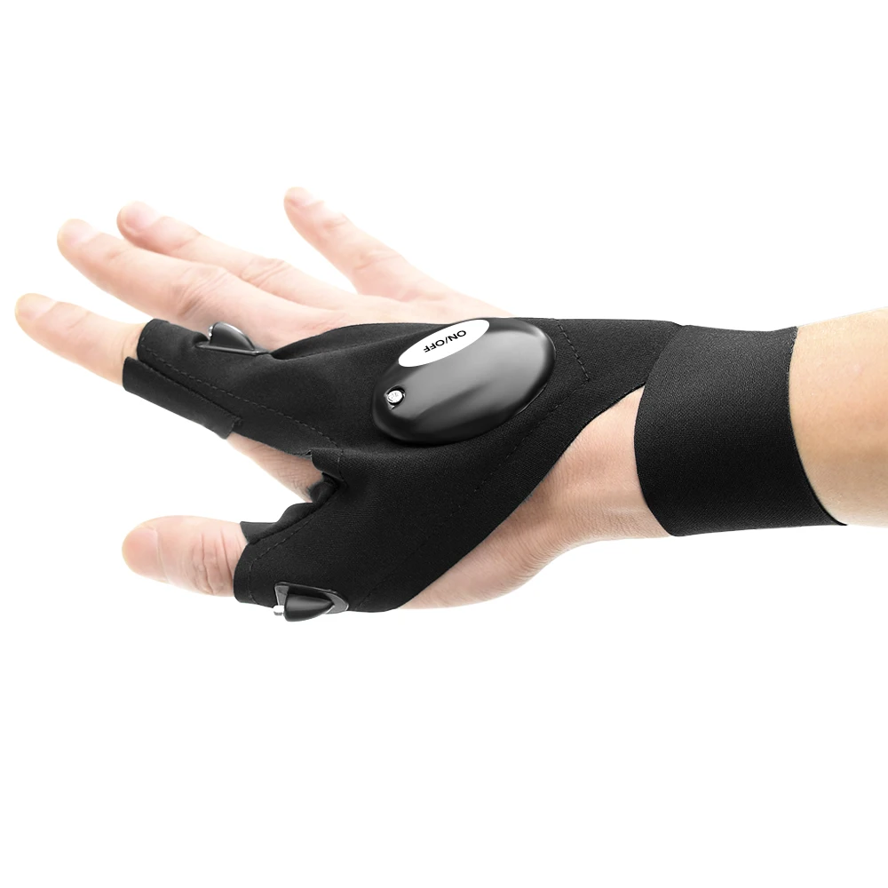 Автомобильные перчатки лампа вспышка ночное время инструмент для аварийного