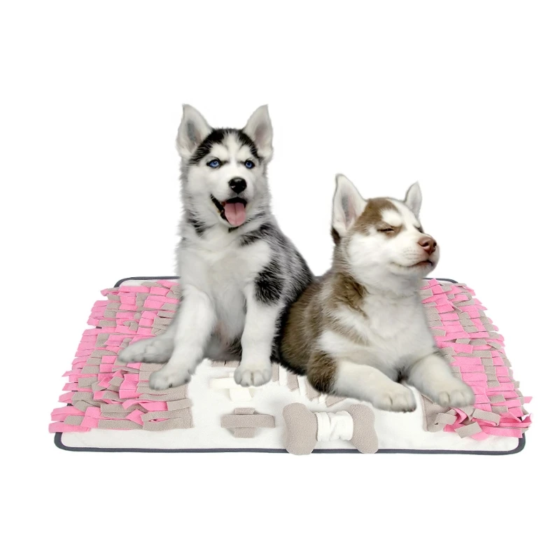 

Hot Pet Dog Snuffle Mat Nose Smell Training Blanket Sniffing Pad Slow Feeding Bowl