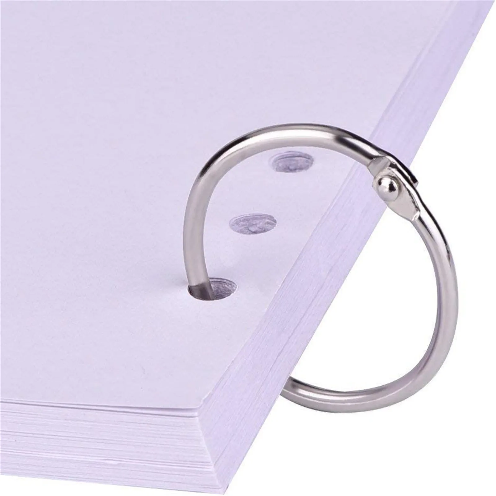 High Quality 30Pcs Metal Ring Binder 15 - 80mm DIY Albums Loose-leaf Book Hoops Opening Office Binding Supplie Photo Album | Дом и сад