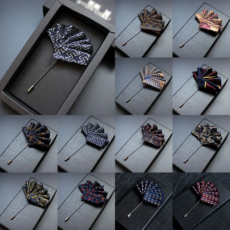 Многоцветная рубашка булавки и броши свадебный подарочный значок костюм