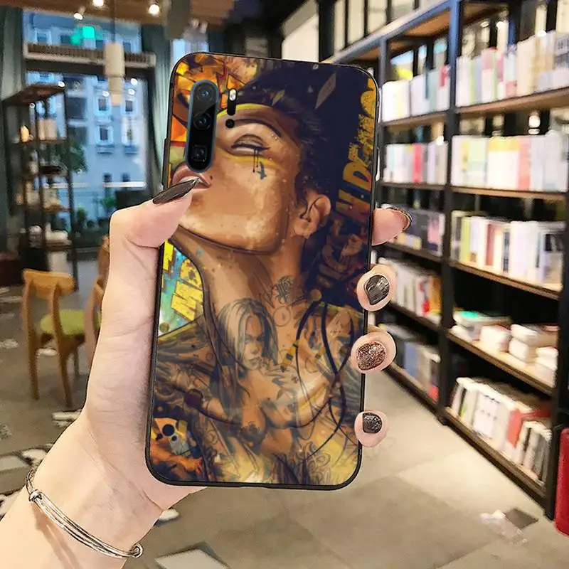 

Pop art Tattoo girl sexy Phone Case Funda For Huawei P9 P10 P20 P30 Lite 2016 2017 2019 plus pro P smart