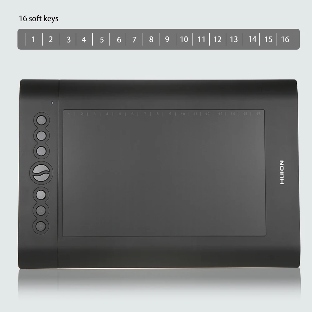 Huion графический планшет; USB планшет для рисования обновленный H610 PRO V2 Pad художественный цифровой почерк доска для рисования с безбатарейной ручкой