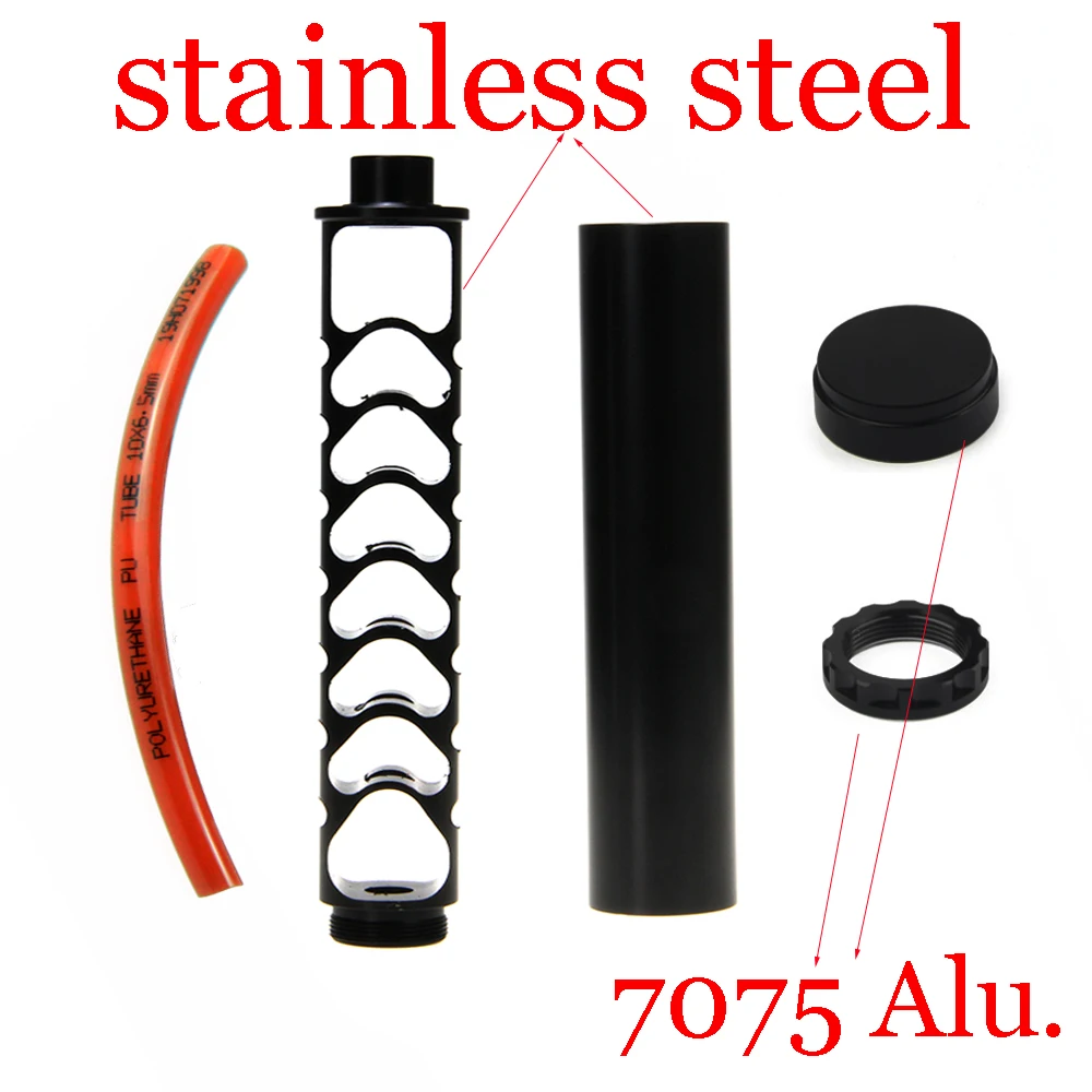 

Solvent Trap Stainless Steel Spiral 6 Inch Car Fuel Filter 1/2-28 5/8-24 For NAPA 4003 WIX 24003 304 SS Tube Only for Car Use 6"