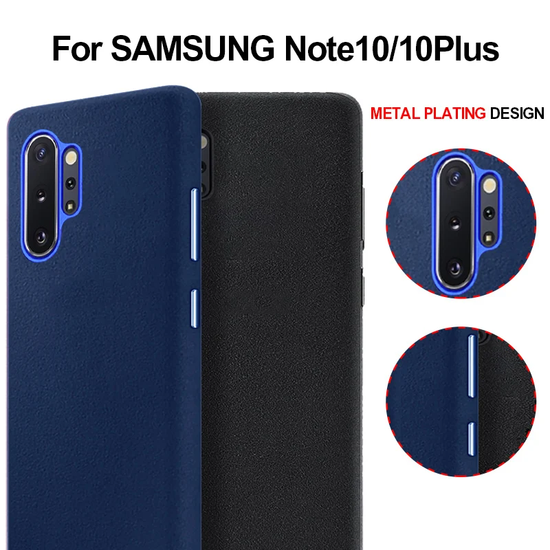 Для samsung Galaxy Note 10 Plus чехол из натуральной замши защитный чехол для samsung Note 10 9 S9 S10 Plus S10e чехол