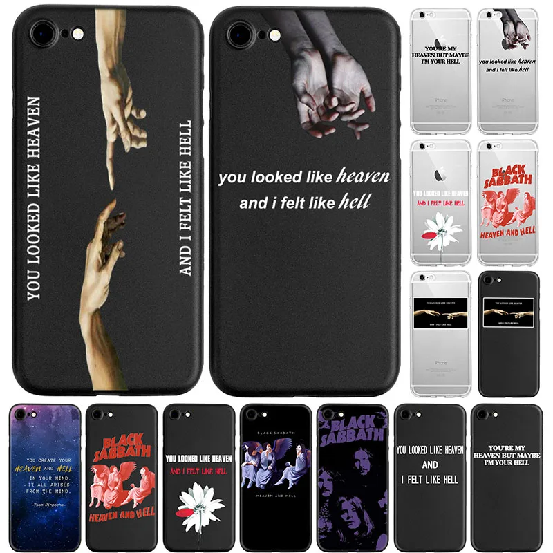 Вы были как небеса и я ощущал себя адский чехол для телефона iPhone 5S 6 6s 7 8 Plus X XR XS
