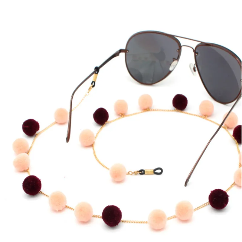 Металлические шаровые очки с цепочкой солнцезащитные цепочка для очков чтения