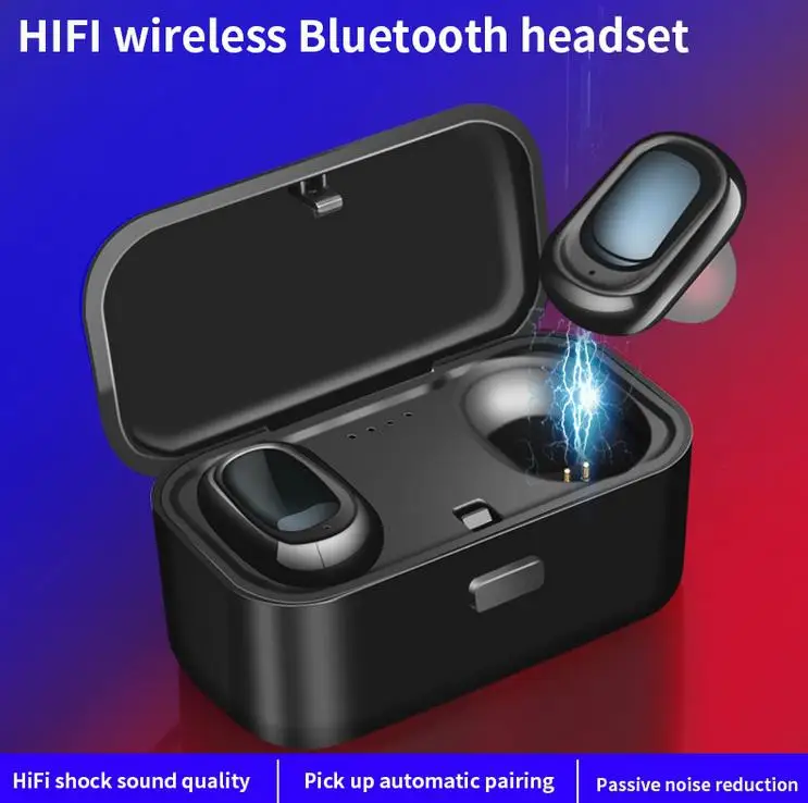 BEESCLOVER Mini TWS L1 беспроводные наушники Bluetooth 3D стерео звук с зарядной