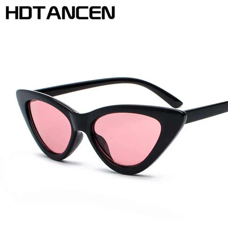 Ретро оправа кошачий глаз солнцезащитные очки для женщин женские модные