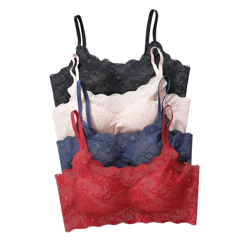 

Women Sexy Lace Bras Underwear Lingerie Bralette Seamless Push Up Brassiere BH Soutien Gorge Femme Vest Sleeping Bra