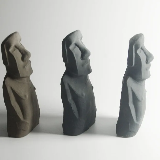 Цементный бетон пасхальный остров Горгулья как Moai скульптура украшение | Дом и
