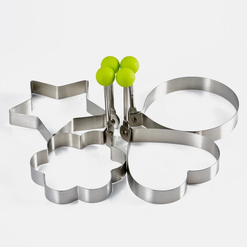 Нержавеющая сталь форма для жарки яиц в виде веселого перевернутого блинов