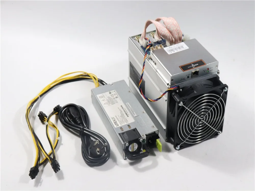 BTM Майнер Antminer B7 96KH/s 528 Вт с 750 Вт PSU Asic Tensority Майнер шахты BTM лучше, чем Antminer S9 S11 S15 S9k S17 T17 S17