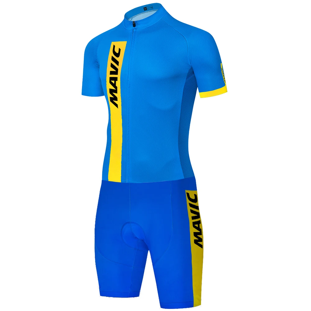 Новый спортивный костюм MAVIC skinsuit для велоспорта мужской из спандекса триатлона