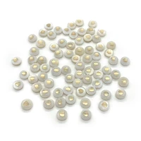 10pcsbag love heart beads natural shell round loosely spaced beads exquisite for diy making bracelet necklace accessories
