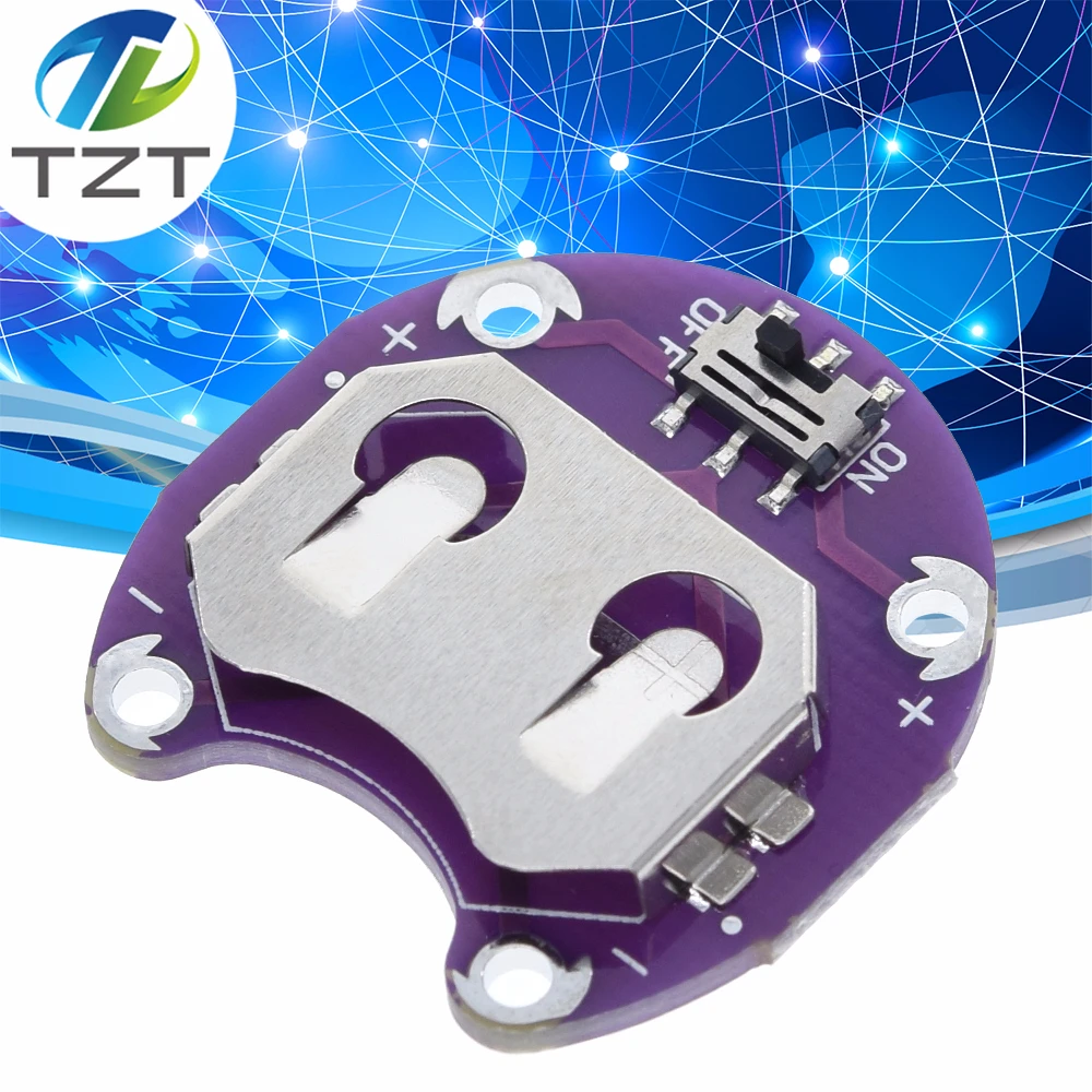 Держатель для аккумулятора LilyPad CR2032 модуль крепления батареи arduino Комплект