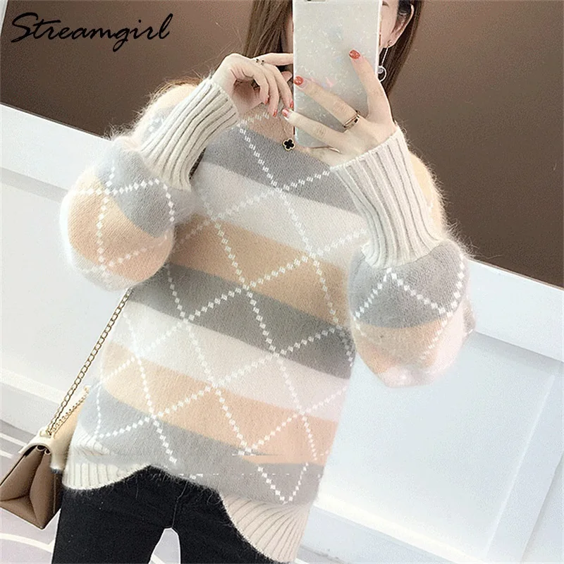 Warm Sweater Women Winter Clothes Knit Pullover Sweaters Female Turtle Neck For Jumper Ladies | Женская одежда