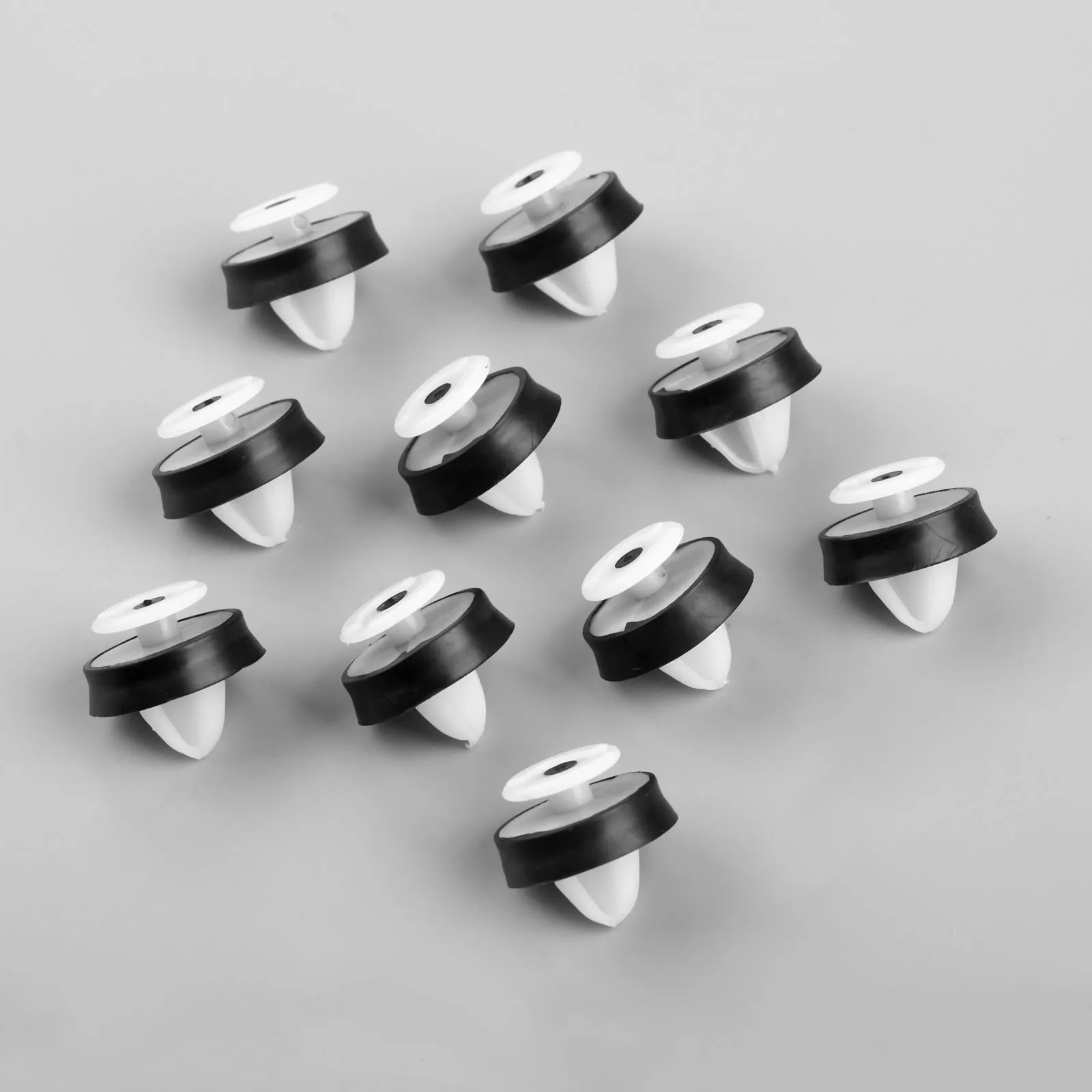 

White Black Car Interior Car Fastener Clips Door Panel Card Trim Clips For Citroen C2 C8 C3 Picasso For Peugeot Car Accessories