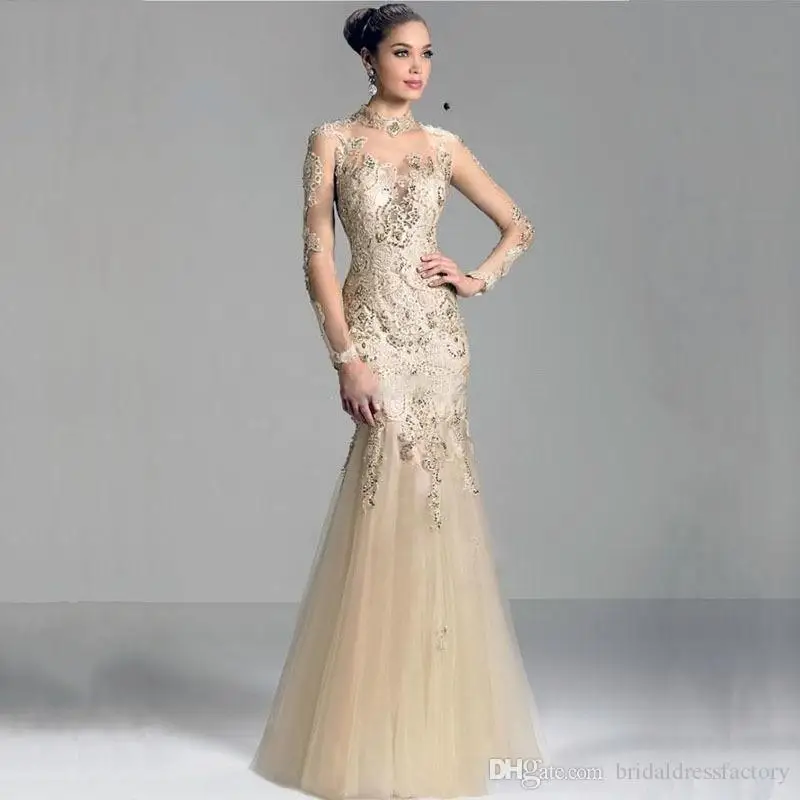 

vestido de festa longo robe de soiree evening dresses illusion Formal gown elegant 2019 beading lace beading evening dress