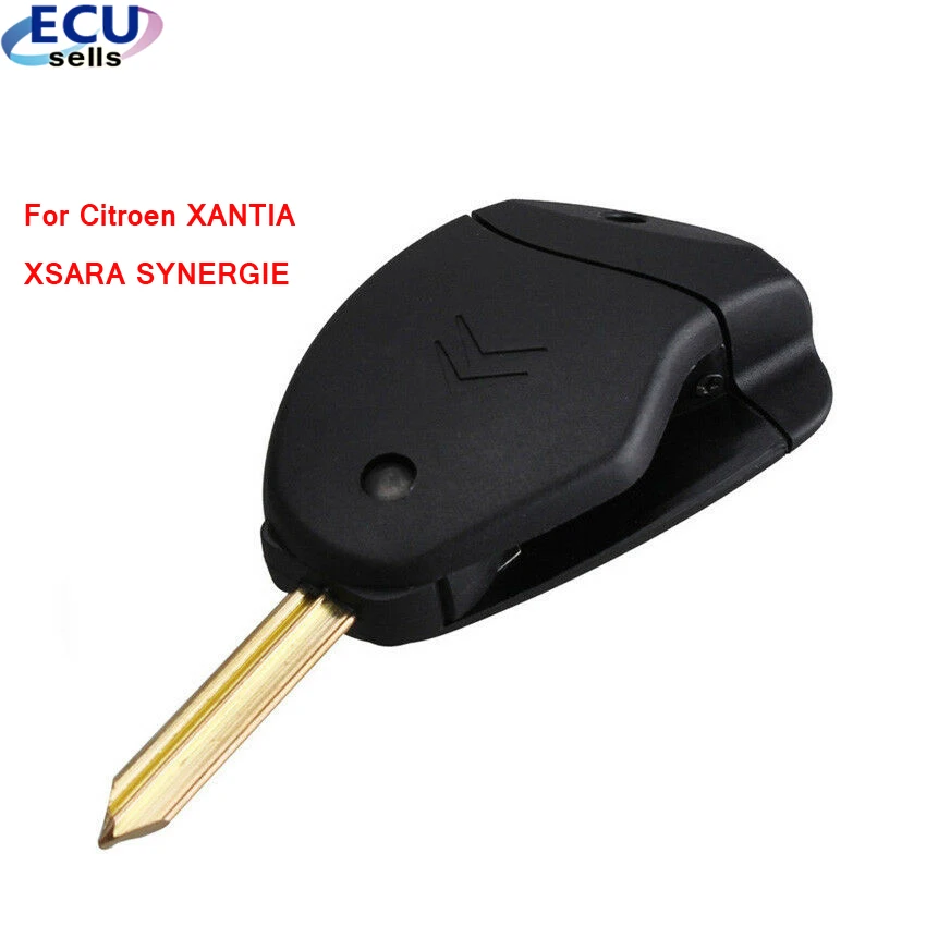 2-кнопочный пульт дистанционного управления флип-брелок Оболочка Чехол для Citroen