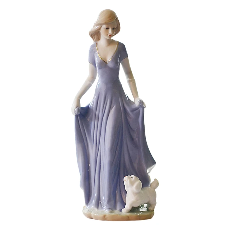 

Goddess Lady Figurine Ceramic Statue Home Decoration Crafts Wedding Ornament
