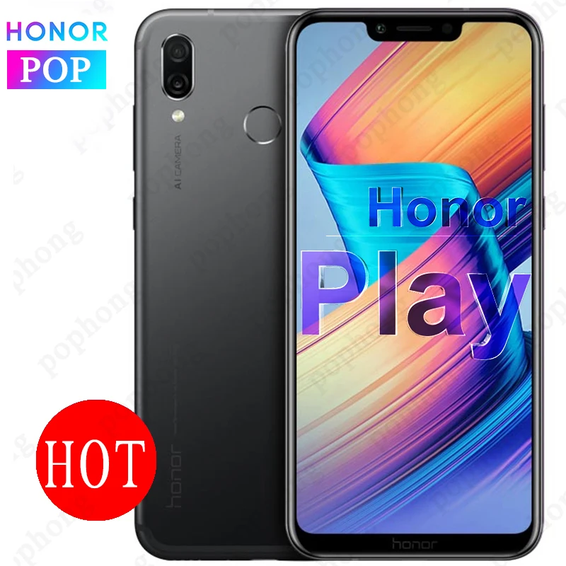 Глобальный Встроенная память 6,3 дюймов HUAWEI honor Play Kirin 970 Octa Core Android 8,1 мобильный телефон 2340x1080 Быстрый зарядное устройство 9 В/2A
