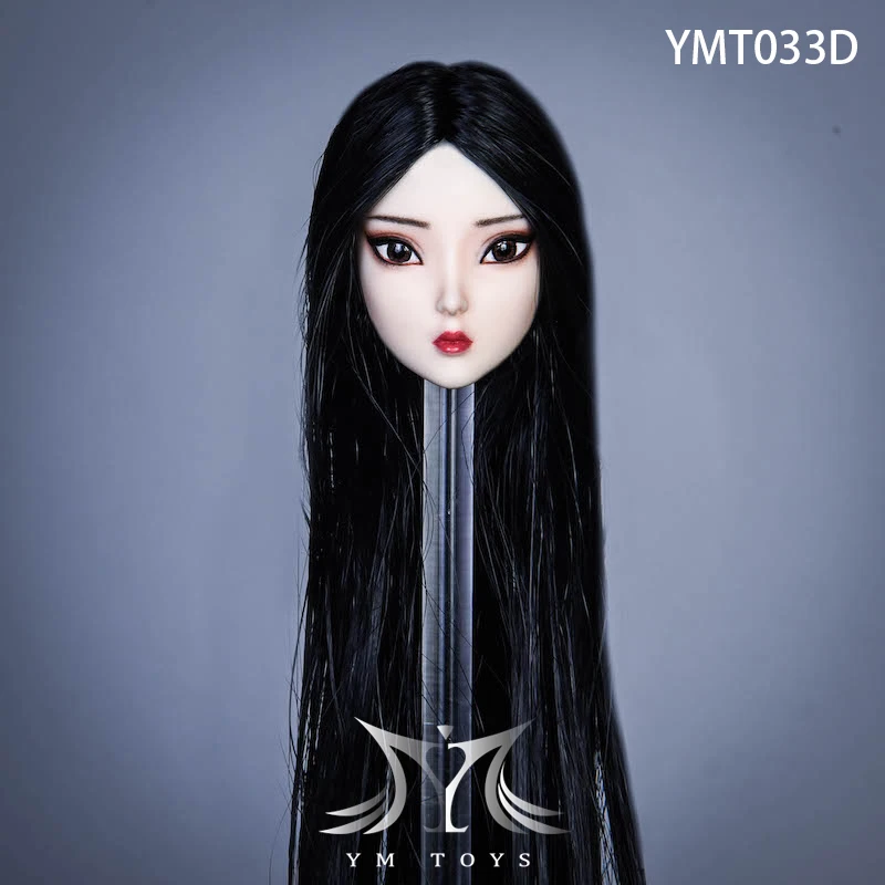 

Spot YMTOYS 1/6 Hair Transplant Female Head Carving Suer YMT033 Suitable for TBL PH Coated Female Body