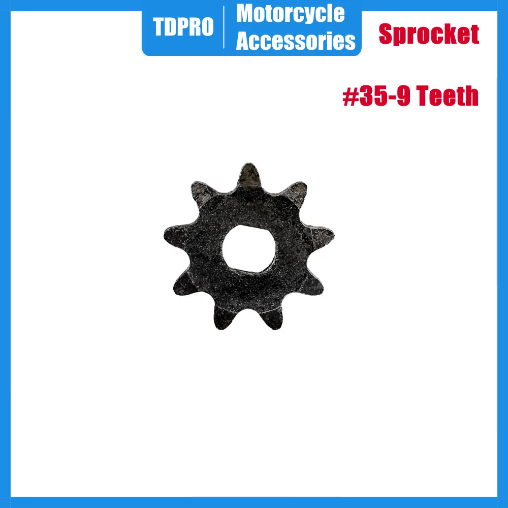 9 Teeth #35 Front Sprocket Motor Sprockets H Bore For MIni Bike Go Kart ATV Electric Scooter