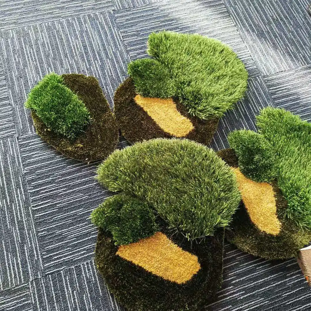 Маленький прекрасный мохнатый коврик, зеленый лес, мох, ковер для детской комнаты, коврик ручной работы, декоративный креативный Коврик для ... от AliExpress RU&CIS NEW
