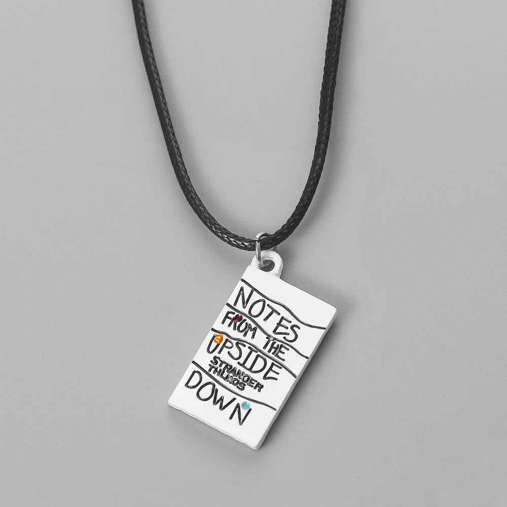 Цепочка с подвеской в виде букв очень странные дела 10 шт./лот|Колье| |