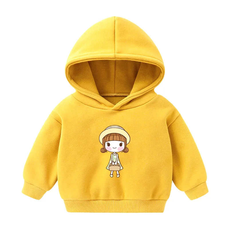 

Children's Clothing Plus Velvet Children's Hooded Guard Boys Clothes Toddler Girl Clothes Hoodies for Teen Girls