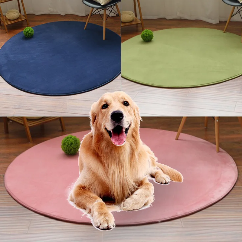 Матрас для собак коралловый плюшевый подходит всех размеров осень-зима подушка