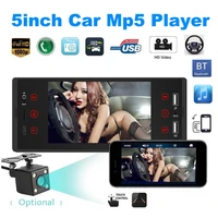 12v 1 din touch screen stereo player fm fm radio usb aux mp5 player supports androidios mirroring connection wireless function