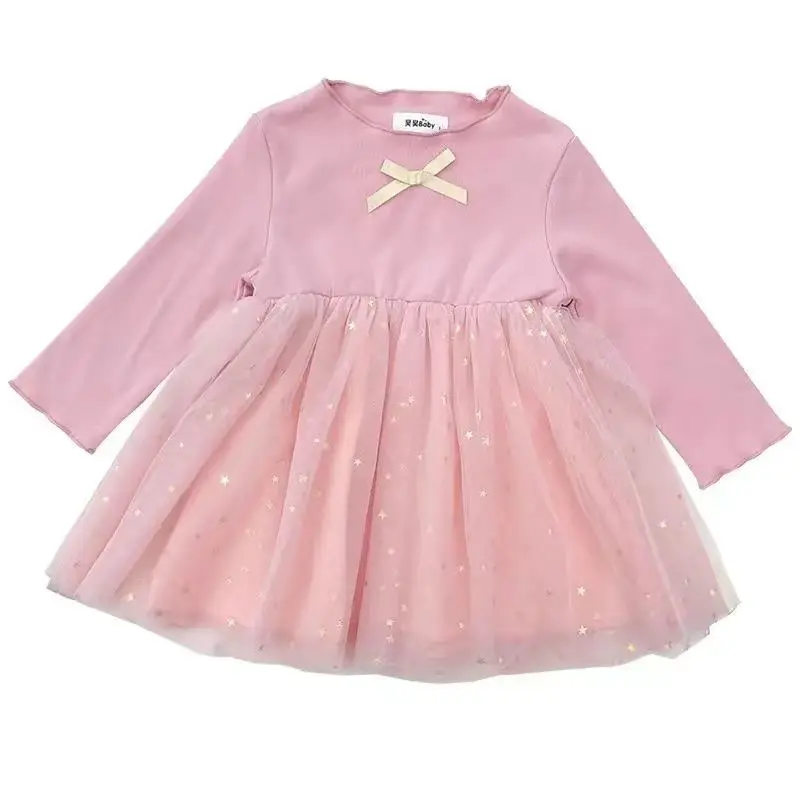 

2021 Summer Girls Solid Tutu Dress Children's Lace Kids Clothes Dresses For Princess Costume Vestido Party Ball Gown Frocks