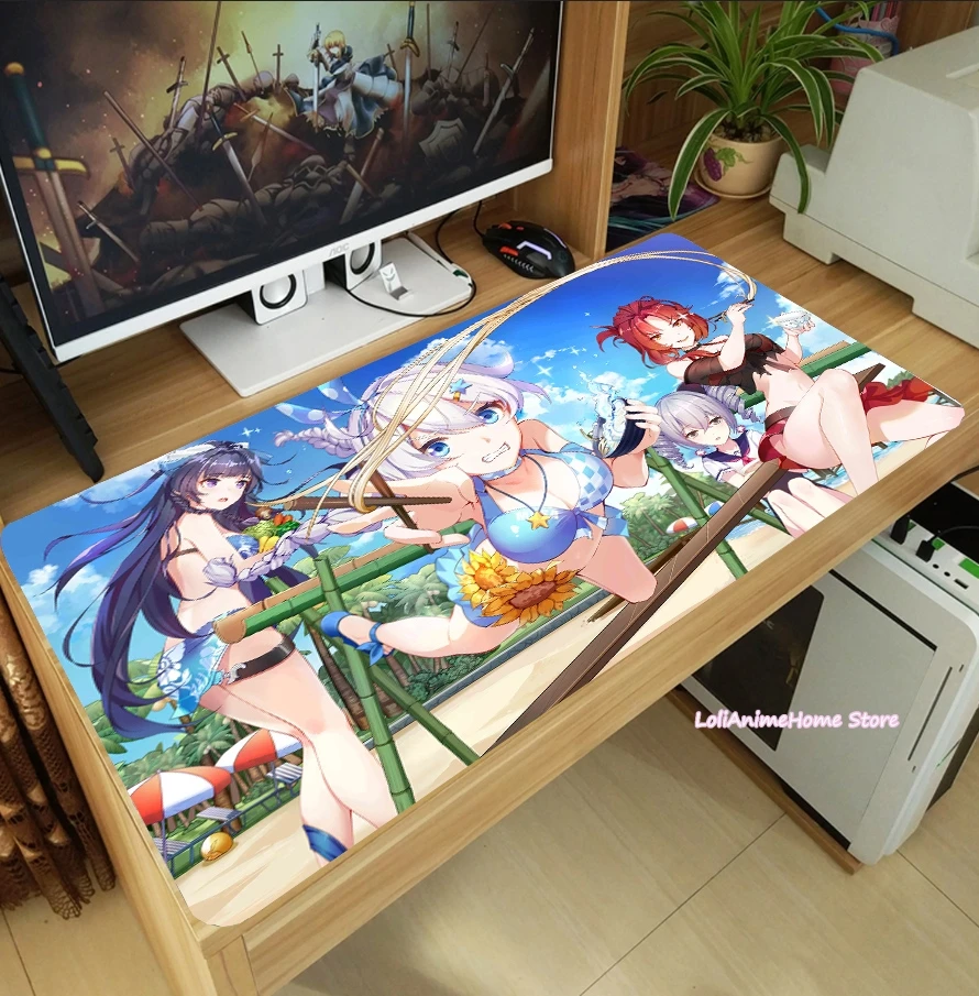 Коврик для мыши Honkai Impact 3 утолщенный игровой коврик ноутбука и ПК Настольный