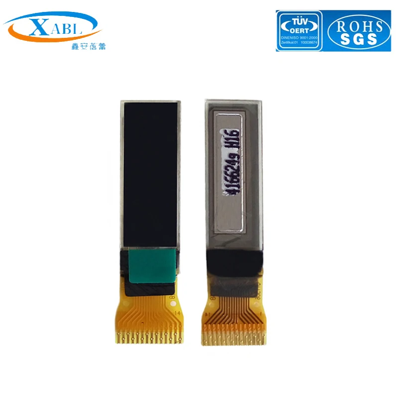 OLED модуль XABL 0 69 дюйма разрешение 96*16P дисплея 14Pin SSD1306 Заводская розетка размер под