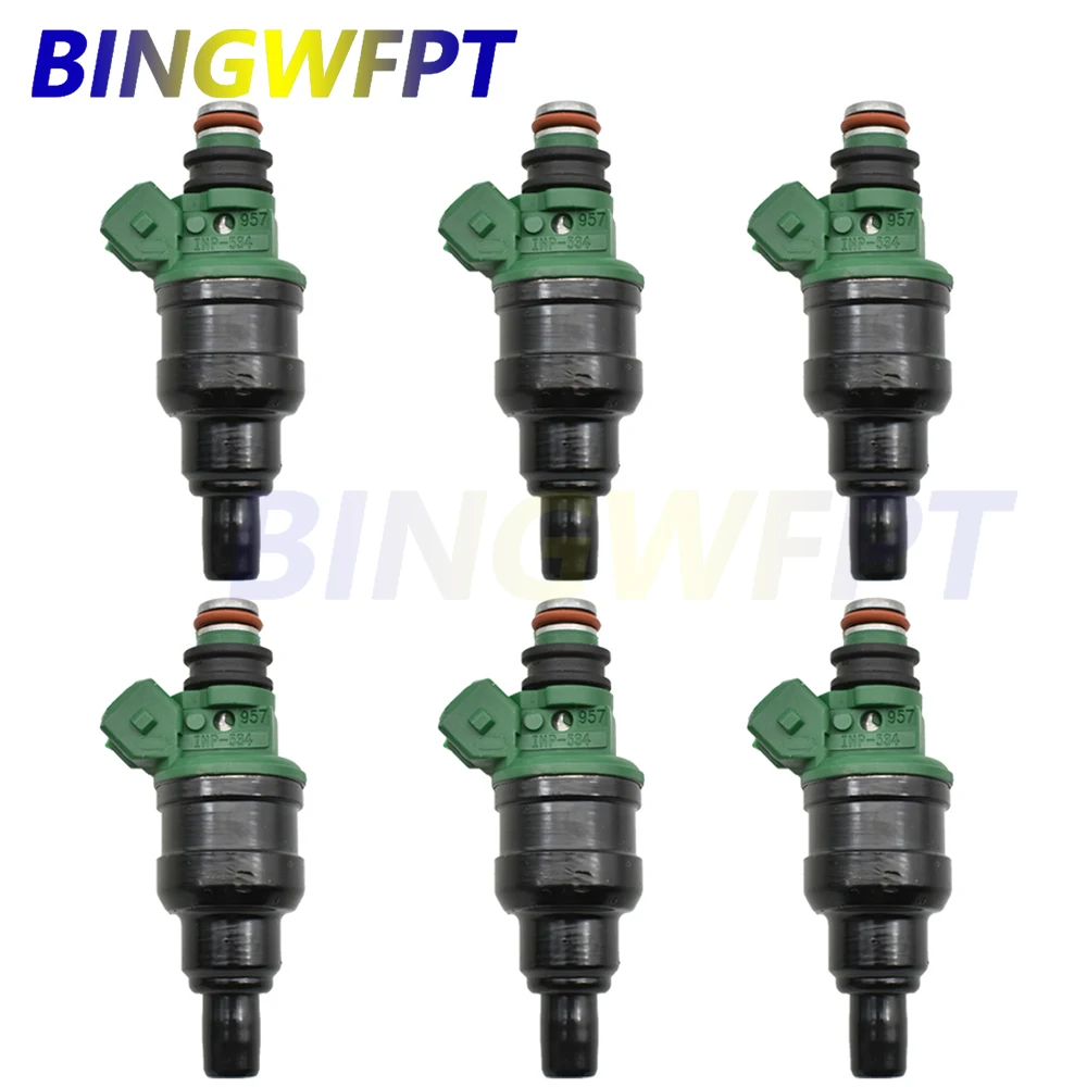 

6pcs Fuel Injector Nozzle Valve OE INP-534 INP534 For Mitsubishi Montero 3.5L V6 94-96