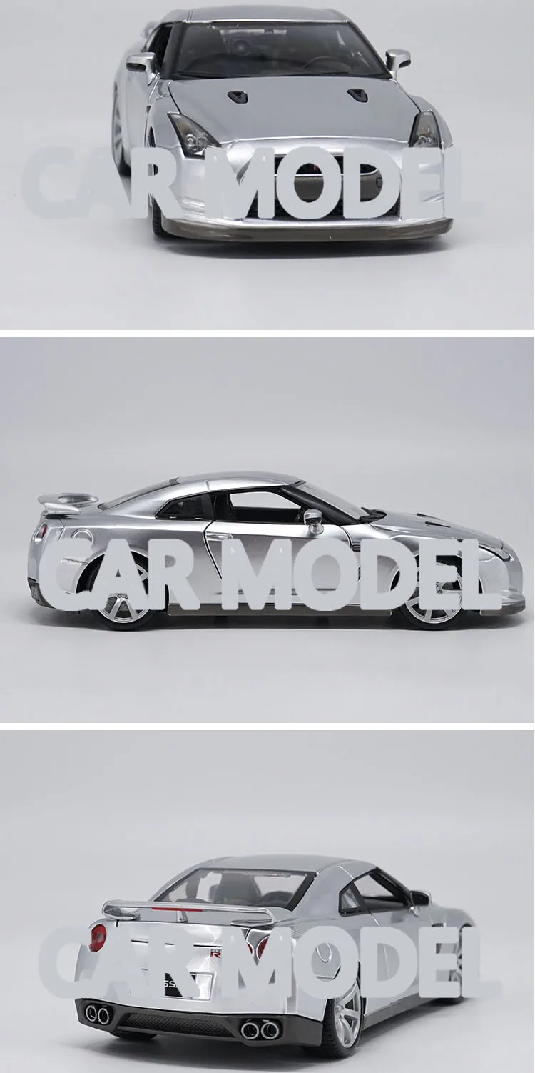 1:18 Масштаб сплава игрушечных транспортных средств GTR R35 спортивный автомобиль модель детских игрушечных автомобилей авторизованный игрушки для детей