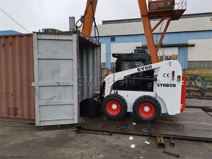 Полногидравлический колесный мини-борт SY60 фронтальный мини-погрузчик