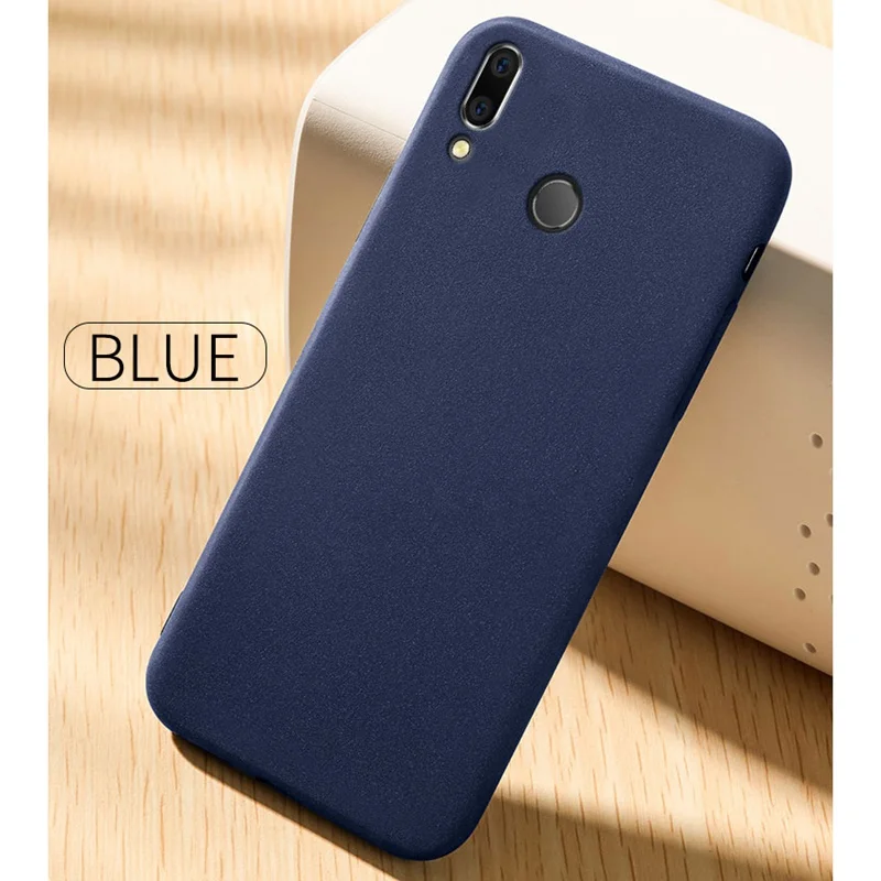 Чехол upaitou для huawei Honor Play 9X 8X Max 8C 8S 8A Примечание 10 20 Pro Lite 10i Анти отпечатков пальцев Чехол Мягкий матовый Ультратонкий чехол - Цвет: Тёмно-синий
