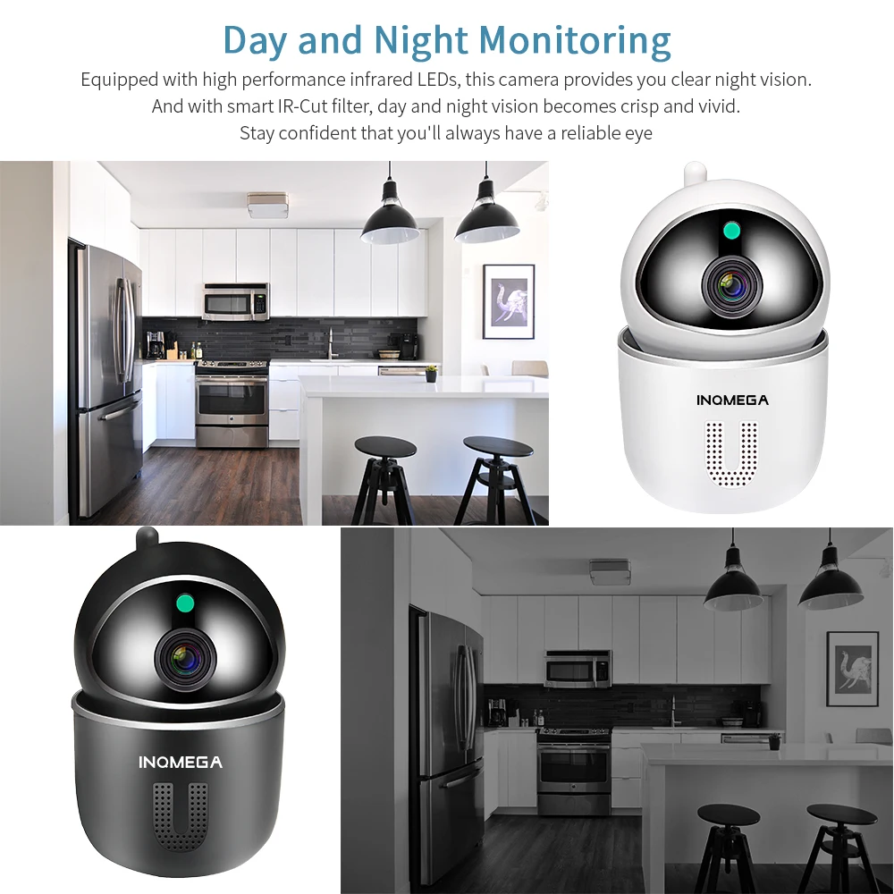 INQMEGA 1080P HD Мини домашняя IP камера безопасности двухсторонняя аудио Беспроводная