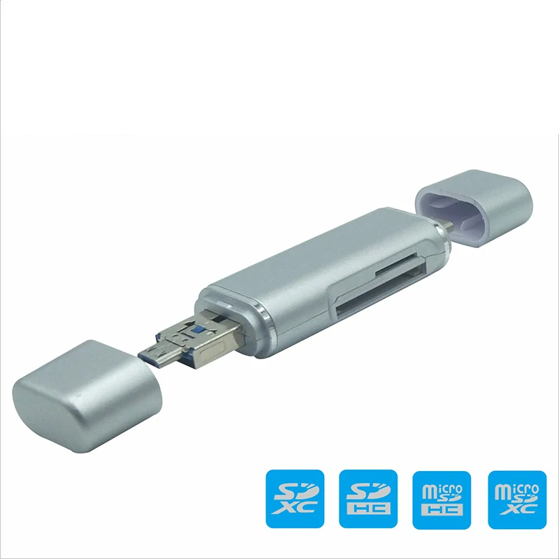 5 в 1 Тип C OTG кард ридер с флеш накопитель USB гнездовым Интерфейс для ПК 3 0 чтения TF