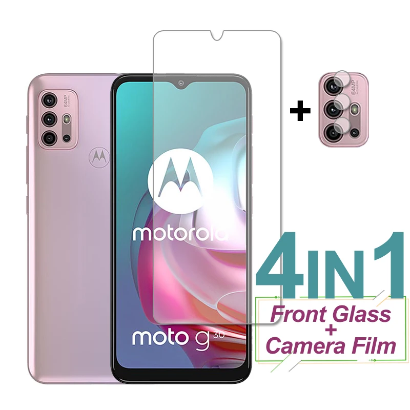 Protector de pantalla para Motorola Moto G30 G20 G10 templado tel&eacute;fono Protector de vidrio pel&iacute;cula para Motorola Moto G20 G10 G30-0