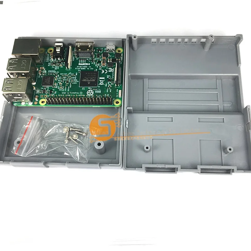 Корпус для ПК Raspberry Pi 3B/3B + корпус с защитой аркадных игр 2 USB портами|Аксессуары