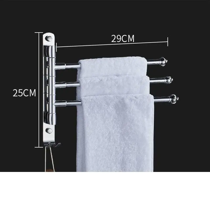 Version I Estante Prateleira Parede Etagere Lazienka Estanteria Rotatable Salle De Bain Wall Shower Accessories Towel Rack Bathroom Shelf - Цвет: Version I