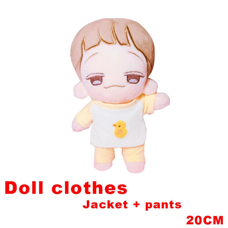 20 см Корея Кукла одежда футболка брюки костюм хлопковая хлопок игрушка ручной
