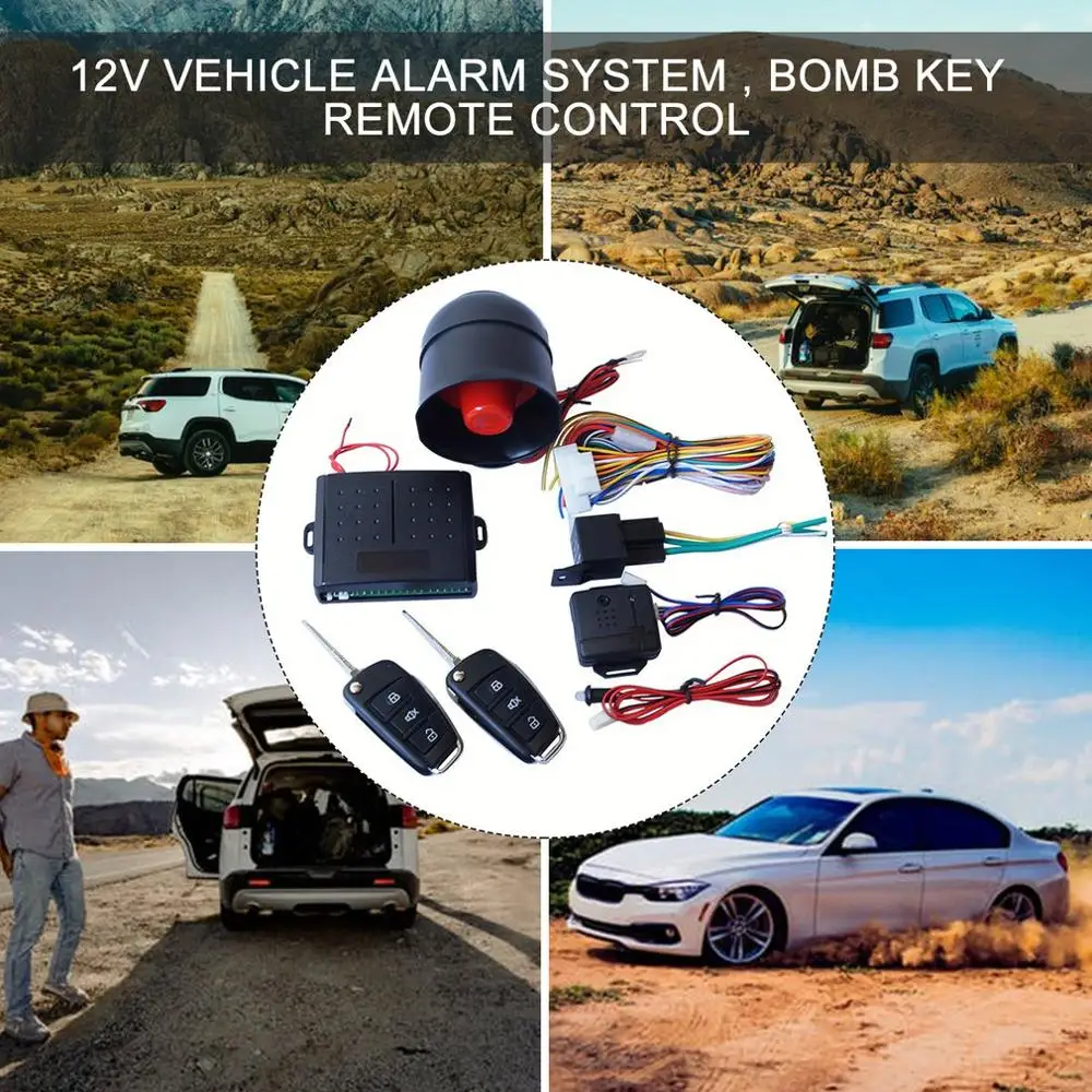 2020 новая Автомобильная сигнализация с пультом дистанционного управления набор