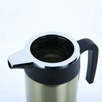 universal car electric kettle 1200ml 24v car stainless steel cigarette lighter heating kettle mug electric travel thermoses