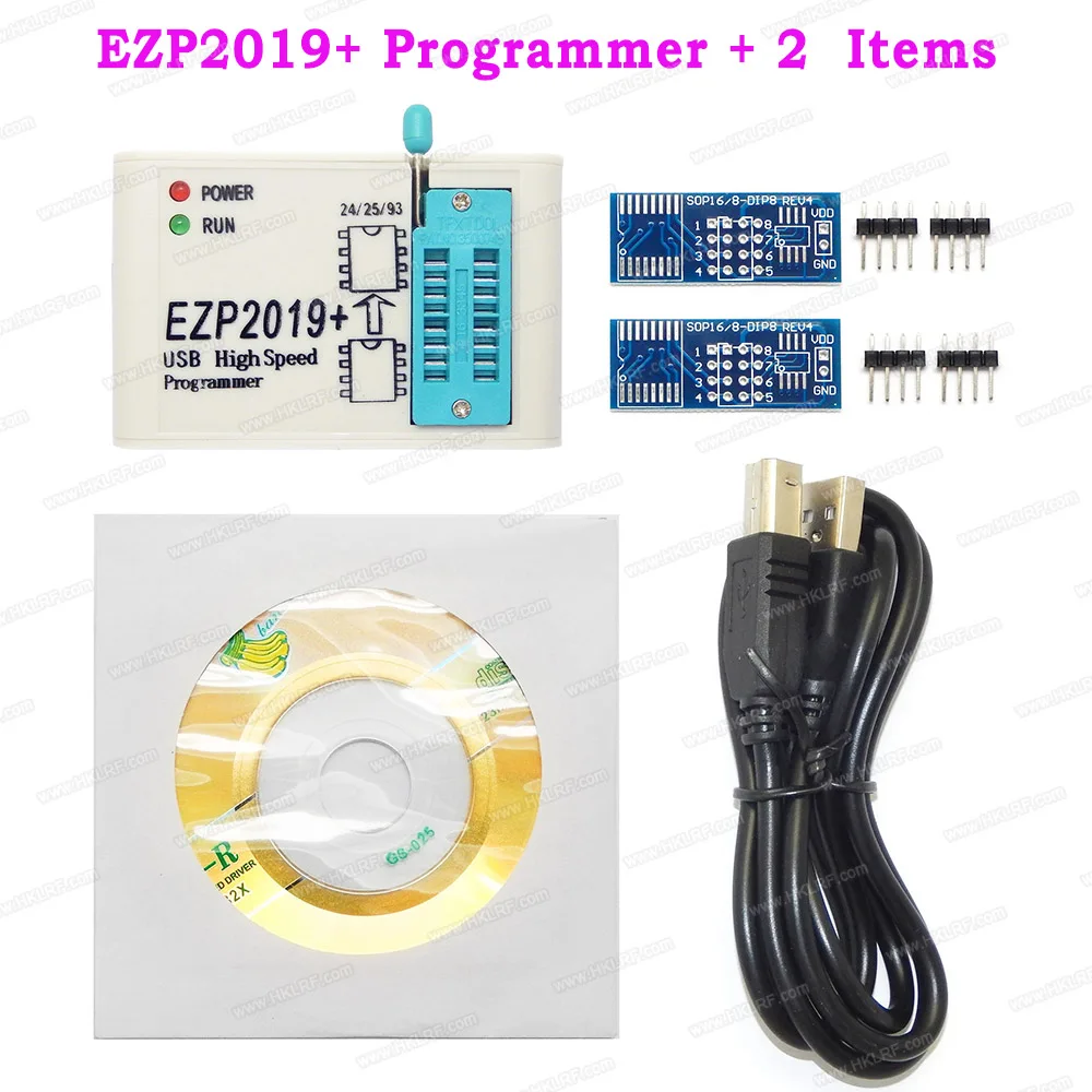 EZP2019 высокоскоростной USB SPI программатор 6 элементов поддержки 24 25 93 EEPROM Flash Bios